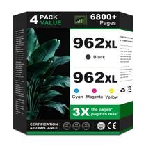 Cartuchos de Tinta Skyink 962XL - Pacote com 4 Unidades CMYK Cartuchos de Tinta Skyink 962XL - Pacote com 4 Unidades CMYK