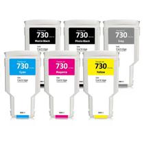 Cartuchos de Tinta SUPERYILED 730, kit com 6 unidades, 300 ml para HP DesignJet