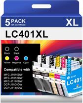 Cartuchos de tinta TOKYOINK LC401XL compatíveis com Brother LC401 Cartuchos de tinta TOKYOINK LC401XL compatíveis com Brother LC401