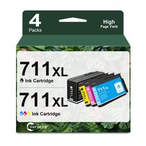 Cartuchos de Tinta Verveoy 711XL para HP DesignJet T530 - Pack com 4 Unidades Cartuchos de Tinta Verveoy 711XL para HP DesignJet T530 - Pack com 4 Unidades