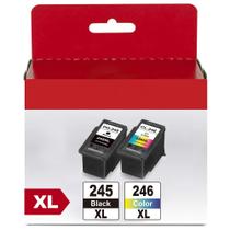Cartuchos de tinta WEKVA 245XL pretos e 246XL coloridos para Canon Cartuchos de tinta WEKVA 245XL pretos e 246XL coloridos para Canon