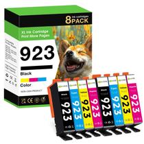 Cartuchos de Tinta YesInk 923XL Combo de 8 Peças Preto e Colorido Cartuchos de Tinta YesInk 923XL Combo de 8 Peças Preto e Colorido