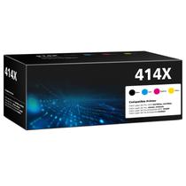 Cartuchos de toner Diegees 414X, kit com 4 unidades, alto rendimento e cores Cartuchos de toner Diegees 414X, kit com 4 unidades, alto rendimento e cores