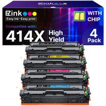 Cartuchos de toner E-Z Ink 414X compatíveis com HP Color Laserjet