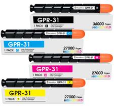 Cartuchos de tóner MasaiMara GPR-31 Paquete de 4 de alta capacidad 36,000 páginas