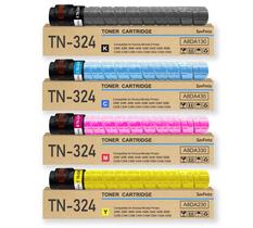 Cartuchos de toner SavFinto TN324 TN514 kit com 4 unidades KCMY Cartuchos de toner SavFinto TN324 TN514 kit com 4 unidades KCMY