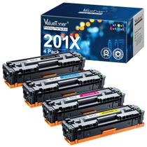 Cartuchos de toner Valuetoner compatíveis com HP 201X 201A