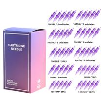 Cartuchos Descartáveis de Tatuagem De Tamanho Misto 50pcs 3RL 5RL 7RL 9RL 5RS 7RS 9RS 9RM 11RM 7M1