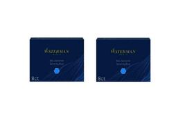 Cartuchos para caneta-tinteiro Waterman Serenity Blue 16 unidades