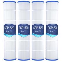 Cartuchos para Filtro de Piscina Grefilt CCP520 Paquete de 4 para Pentair 520