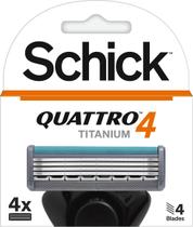 Cartuchos Schick Quattro Titanium Razor 4 Ct