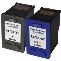 Cartuchos Tinta Compatível 21 E 22 Microjet Preto E Colorido