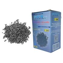 Carvão Ativado 300g SKRw Filtragem Aquario Peixe Betta Pet Carvão Ativado 300g SKRw Filtragem Aquario Peixe Betta Pet