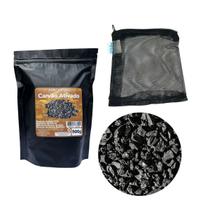 Carvão Ativado 500g e Bolsa 12x16 para Aquario Filtro Peixe Carvão Ativado 500g e Bolsa 12x16 para Aquario Filtro Peixe