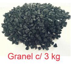 Carvão Ativado Ativo Granulado Embalagem 3 Kg Granel Filtro
