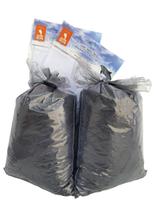 Carvão Ativado Granulado 2kg com 2 bolsas p/ aquário Filtro