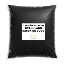 Carvão Ativado Granulado De Casca De Coco 25kg Para Filtros Cor Preto Carvão Ativado Granulado De Casca De Coco 25kg Para Filtros Cor Preto