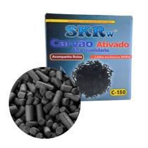 Carvao Ativado Peletizado com Bolsa 150g Aquario Peixe Betta