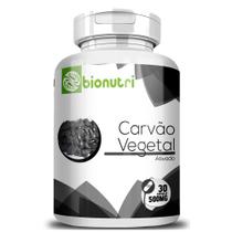 Carvao vegetal 30 caps 500 mg bionutri - Quantum Nutrition