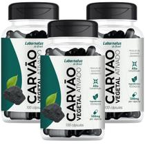 Carvão Vegetal 500mg 100 Cápsulas Labornatus