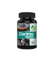 Carvão vegetal suplementação natural com 120 encapsulados