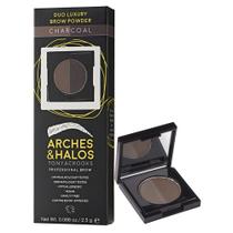 Carvão vegetal vegano de luxo Brow Powder Arches & Halos Duo 3 ml Carvão vegetal vegano de luxo Brow Powder Arches & Halos Duo 3 ml