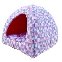 Casa 2 x1 Toca Iglu Grande Para Cachorro Caminha Pet Cama Com Almofada Para Cães E Gatos