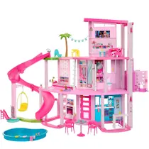 Casa barbie festa na piscina dreamhouse pool party - mattel hmx10