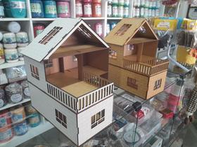 Casa boneca mdf