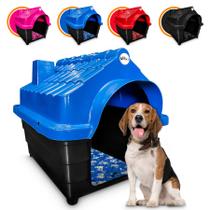 Casa Cachorro Número 5 Plástico Casinha Com Colchão Para Cães Pet Casa Cachorro Número 5 Plástico Casinha Com Colchão Para Cães Pet