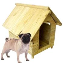 casa cachorro pet madeira 57x55 casinha cachorro porte médio - Shoppingnet