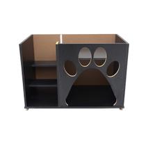 Casa cama cachorro gato Pets com escada - Tedy Preto Casa cama cachorro gato Pets com escada - Tedy Preto