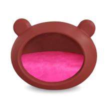 Casa Cama Toca Pet Cachorro E Gato Com Almofada Dupla Face P