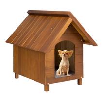 Casa Casinha Cachorro Caes Pet Pequena N1 Madeira Cerejeira