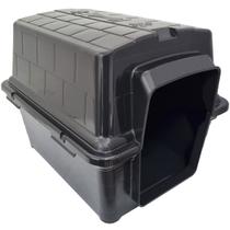 Casa Casinha Cachorro Cães Plástico Raças Porte Pequeno 2 Em 1 N2 Black Furacão Pet Casa Casinha Cachorro Cães Plástico Raças Porte Pequeno 2 Em 1 N2 Black Furacão Pet