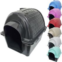 Casa Casinha Cachorro Cães Protege Evita Frio Porte Pequeno Plástico Iglu N3 Black Furacão Pet Casa Casinha Cachorro Cães Protege Evita Frio Porte Pequeno Plástico Iglu N3 Black Furacão Pet