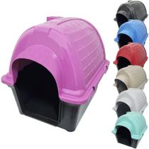 Casa Casinha Cachorro Cães Protege Evita Frio Porte Pequeno Plástico Iglu N3 Rosa Furacão Pet Casa Casinha Cachorro Cães Protege Evita Frio Porte Pequeno Plástico Iglu N3 Rosa Furacão Pet