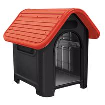 Casa Casinha Cachorro Home Plástico Desmontável N2 Vermelho
