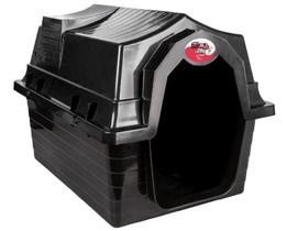 Casa Casinha Pet Cachorro Cães Gatos Pequeno Médio Nº3 Preta