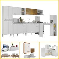 Casa Completa Mobiliada 4 Ambientes Cozinha/Sala Estar/Quarto Solteiro e Bebê Multimóveis CR60007