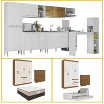 Casa Completa Mobiliada Armário Cozinha/Quarto Solteiro e Casal Multimóveis CR60004 Casa Completa Mobiliada Armário Cozinha/Quarto Solteiro e Casal Multimóveis CR60004