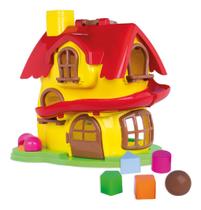 Casa Da Masha E Urso Atividades Brinquedo Blocos de Montar Didático Cotiplás