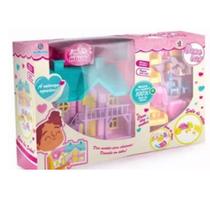 Casa de Boneca Doce Lar Lilás Polibrinq Com Acessórios Casa de Boneca Doce Lar Lilás Polibrinq Com Acessórios