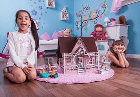 Casa de Boneca Escala Polly Modelo Megan Princesa - Darama