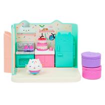 Casa de Boneca Gabby's Dollhouse Bakey com Cozinha Cakey com Bonecos +3 anos