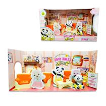 Casa de Boneca Infantil - Happy Families Sala Little Pets