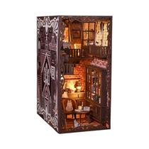 Casa de Bonecas de Madeira em Miniatura 3D para Crianças - Kit de Quebra-Cabeça para Montar