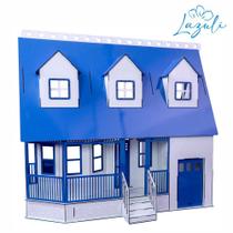 Casa de Bonecas Escala Barbie Mod Victoria LAZULI - Darama