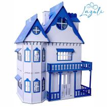 Casa de Bonecas Escala Barbie Modelo Emily LAZULI - Darama