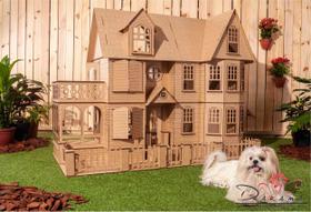 Casa de Bonecas Escala Barbie Modelo Stefannie Natural - Darama